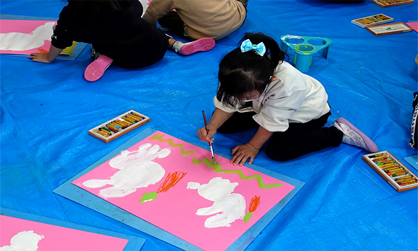 絵画教室 ちべん保育園